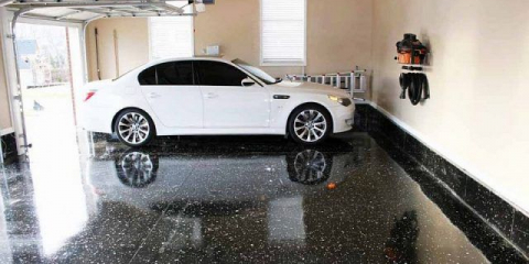 Jak vyrobit mramorovou podlahu v garáži vlastníma rukama